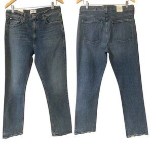 New Agolde Merrel Mid Rise Straight Leg Ankle Jeans Size 30 In Spellbound Wash